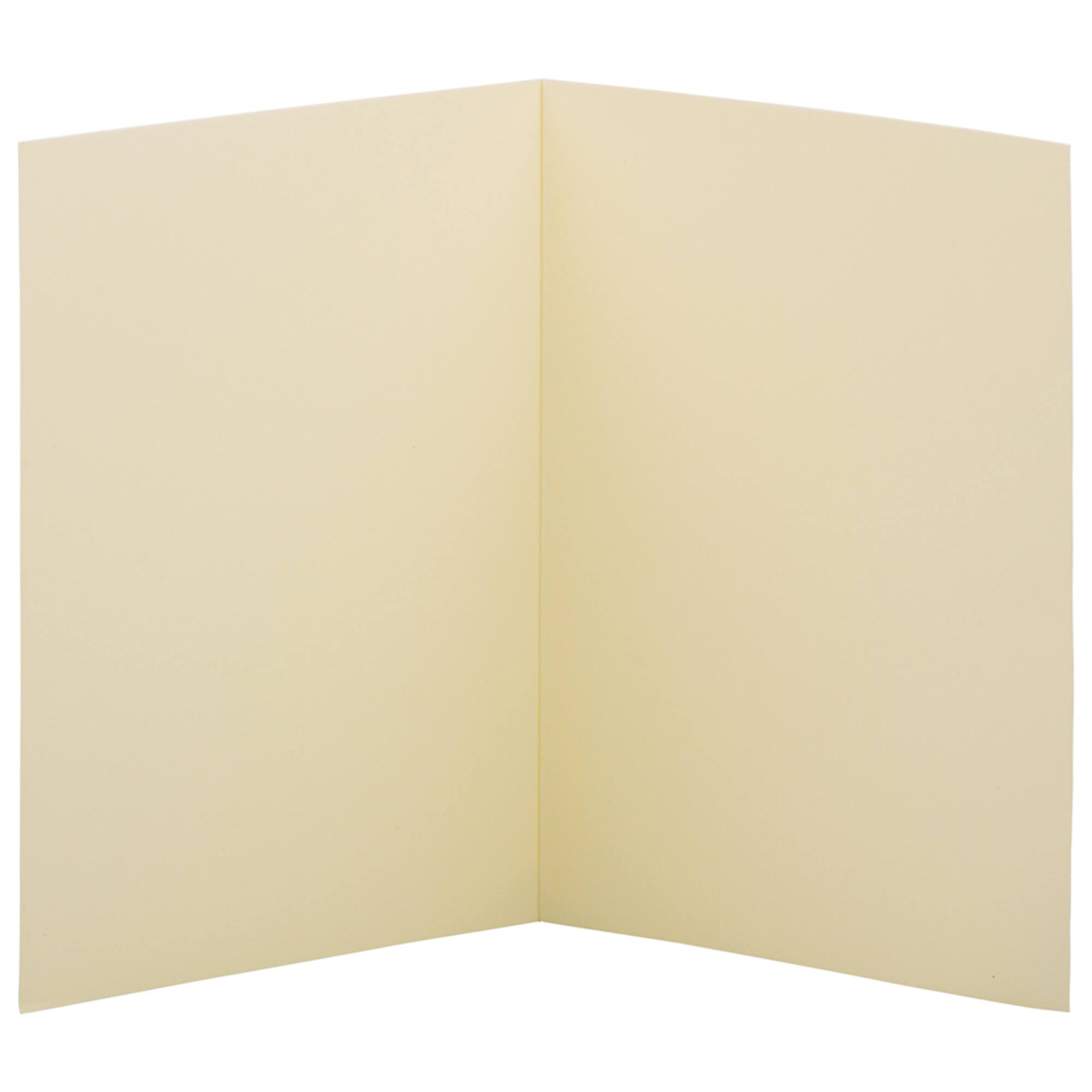 JAM Paper A2 Ivory Blank Foldover Cards